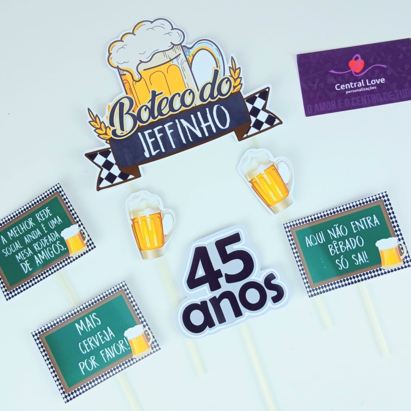 Topo de Bolo Simples