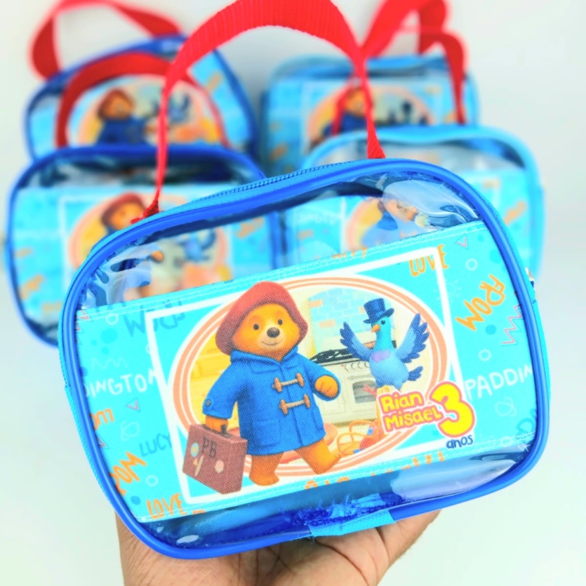 10 Bolsinhas Transparentes Personalizadas