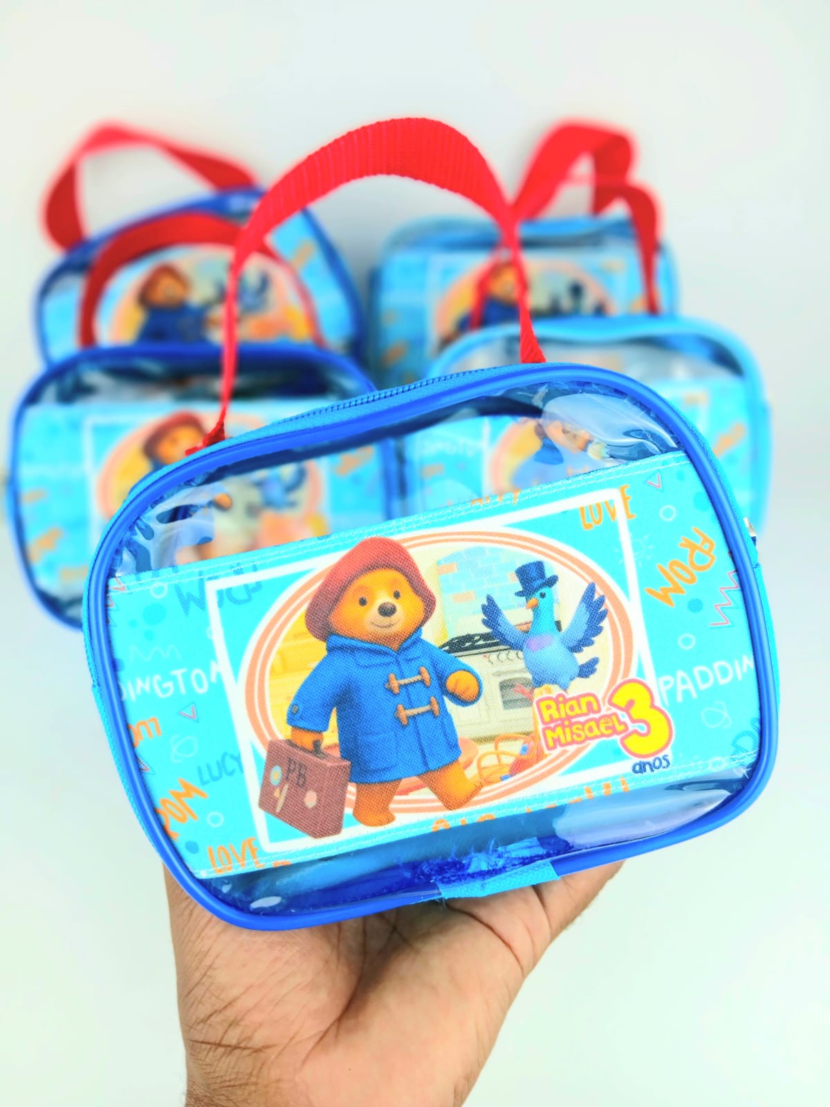 10 Bolsinhas Transparentes Personalizadas