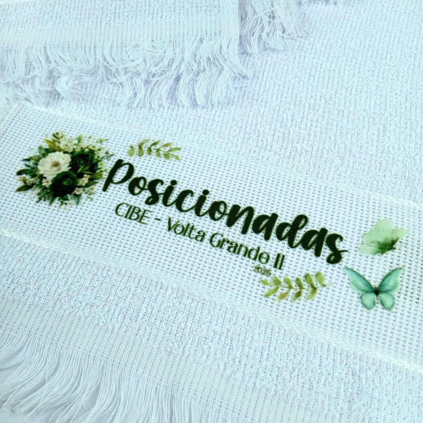 20 Toalhinhas Personalizadas