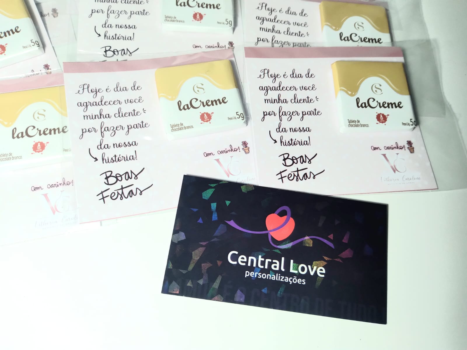 20 Card com Mini Tablete de 5g Cacau Show - Imagem 2