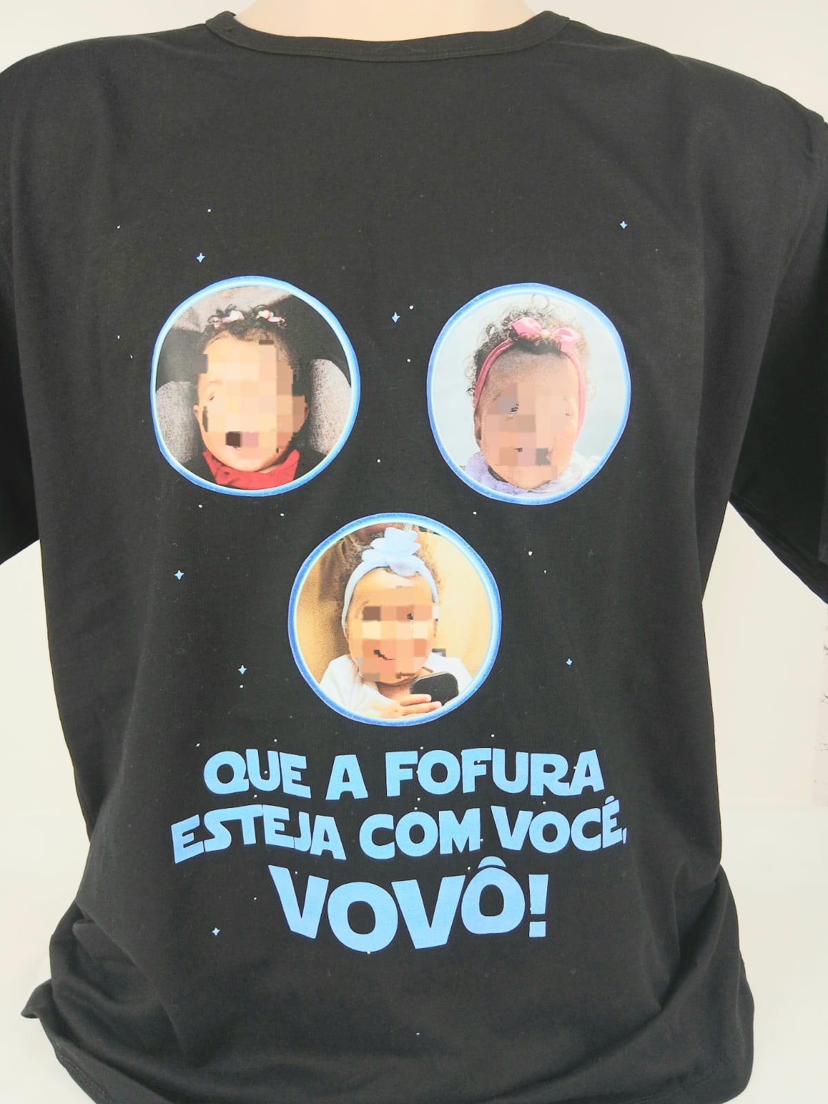 Camisa Preta Personalizada Somente Frente - Imagem 5