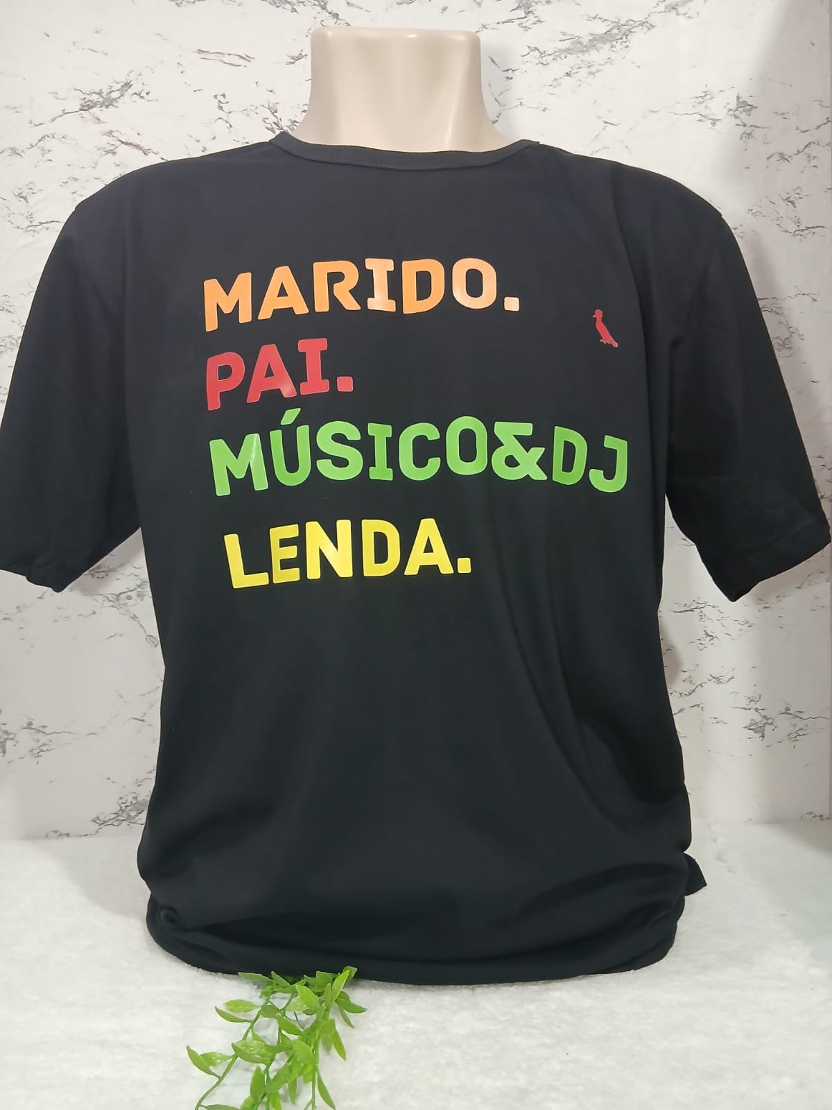 Camisa Preta Personalizada Somente Frente - Imagem 2