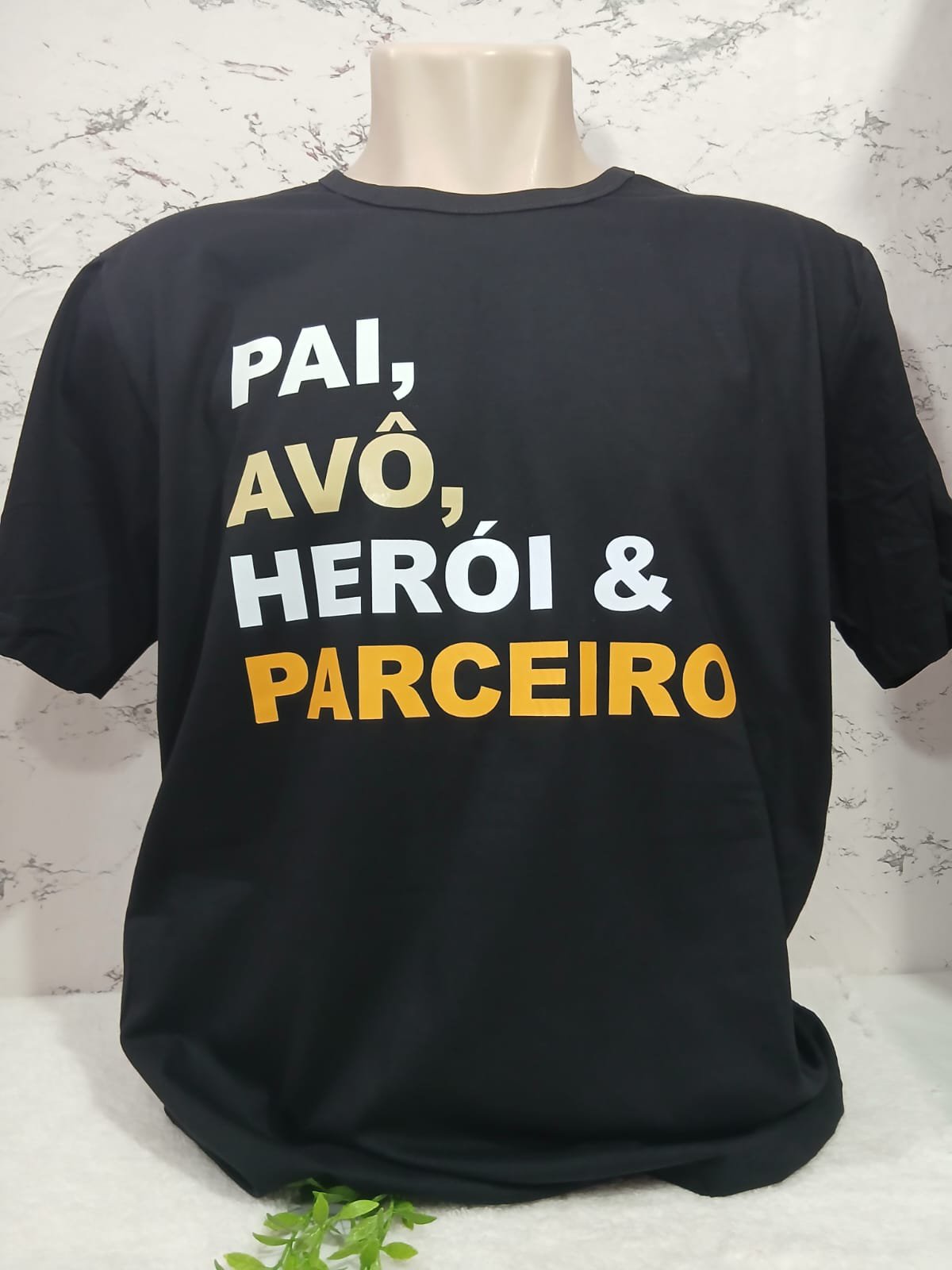 Camisa Preta Personalizada Somente Frente