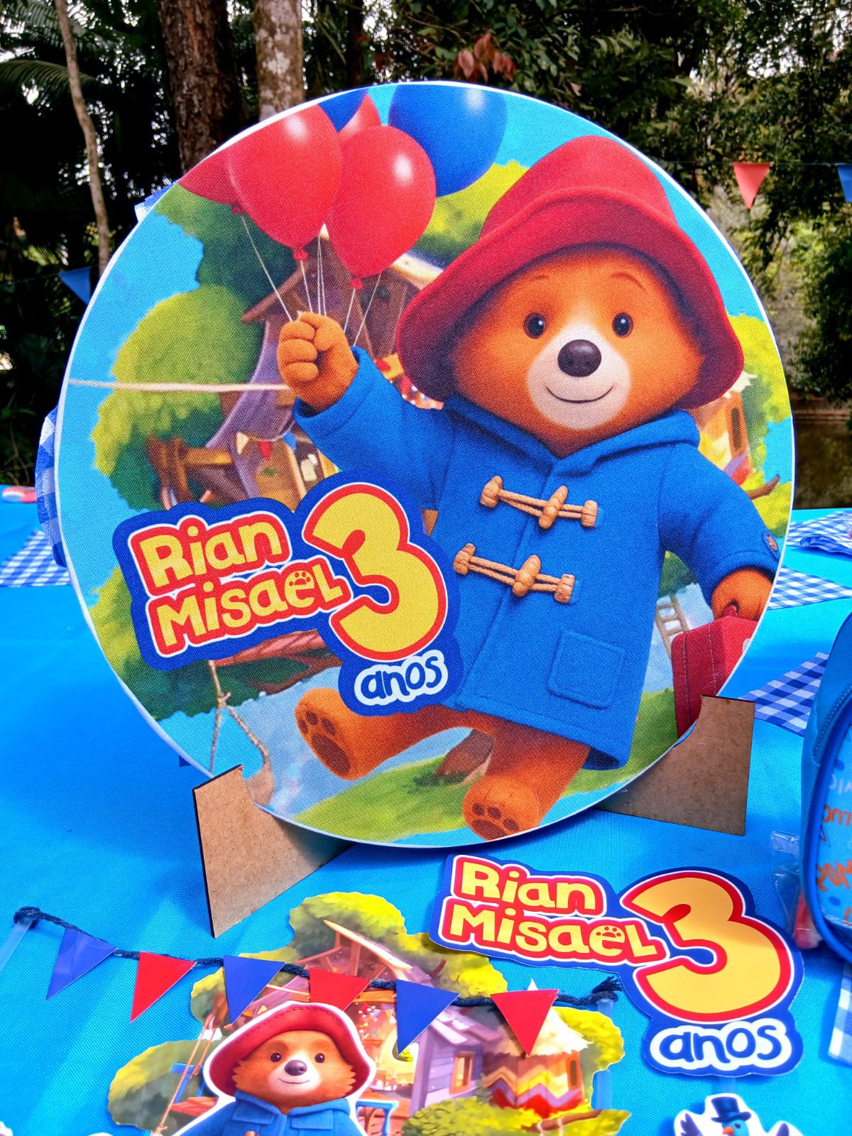 Painel Redondo Personalizado 30x30cm