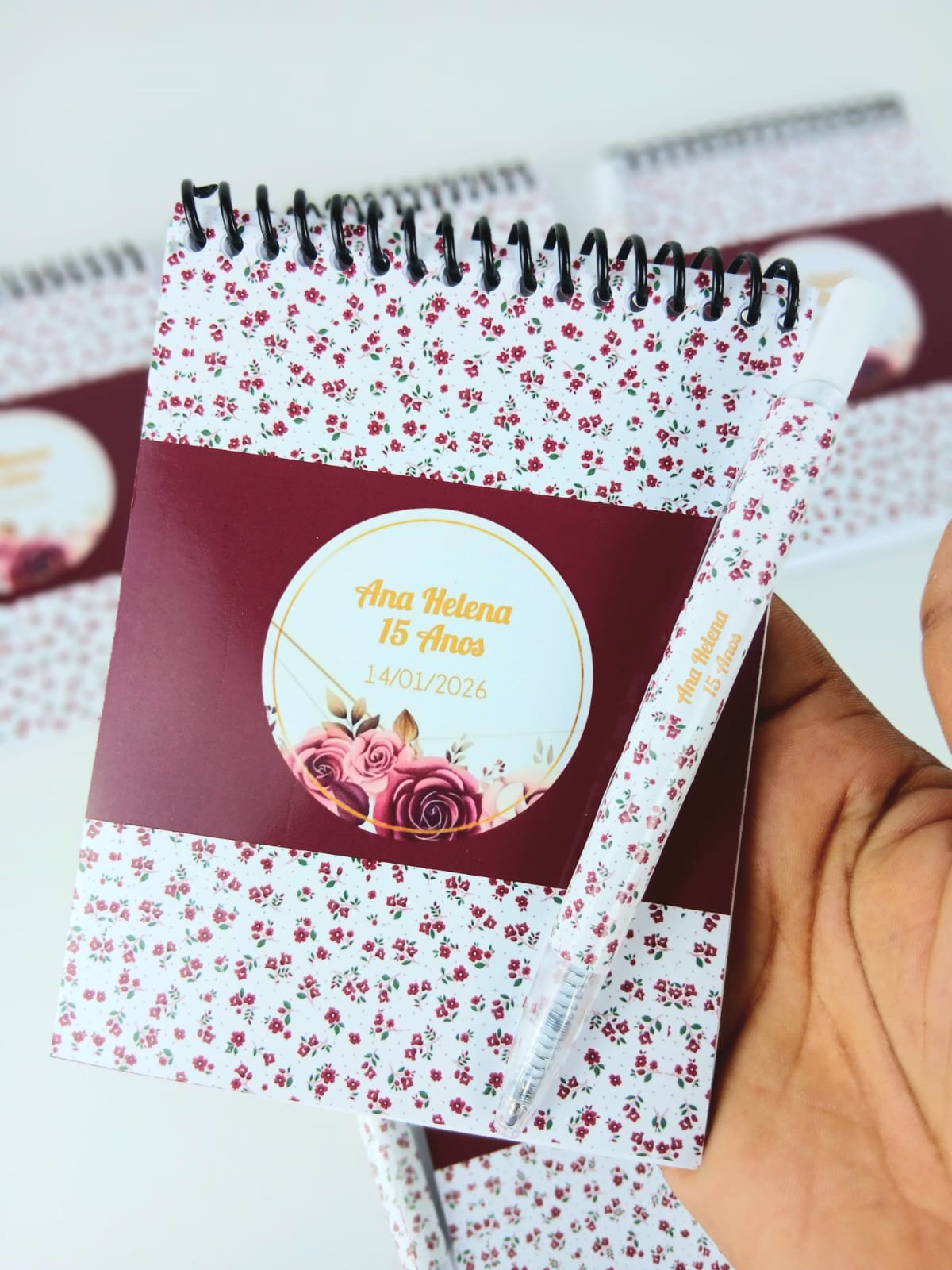 Kit 1 Bloquinho 10x15cm + 1 Caneta - Imagem 2