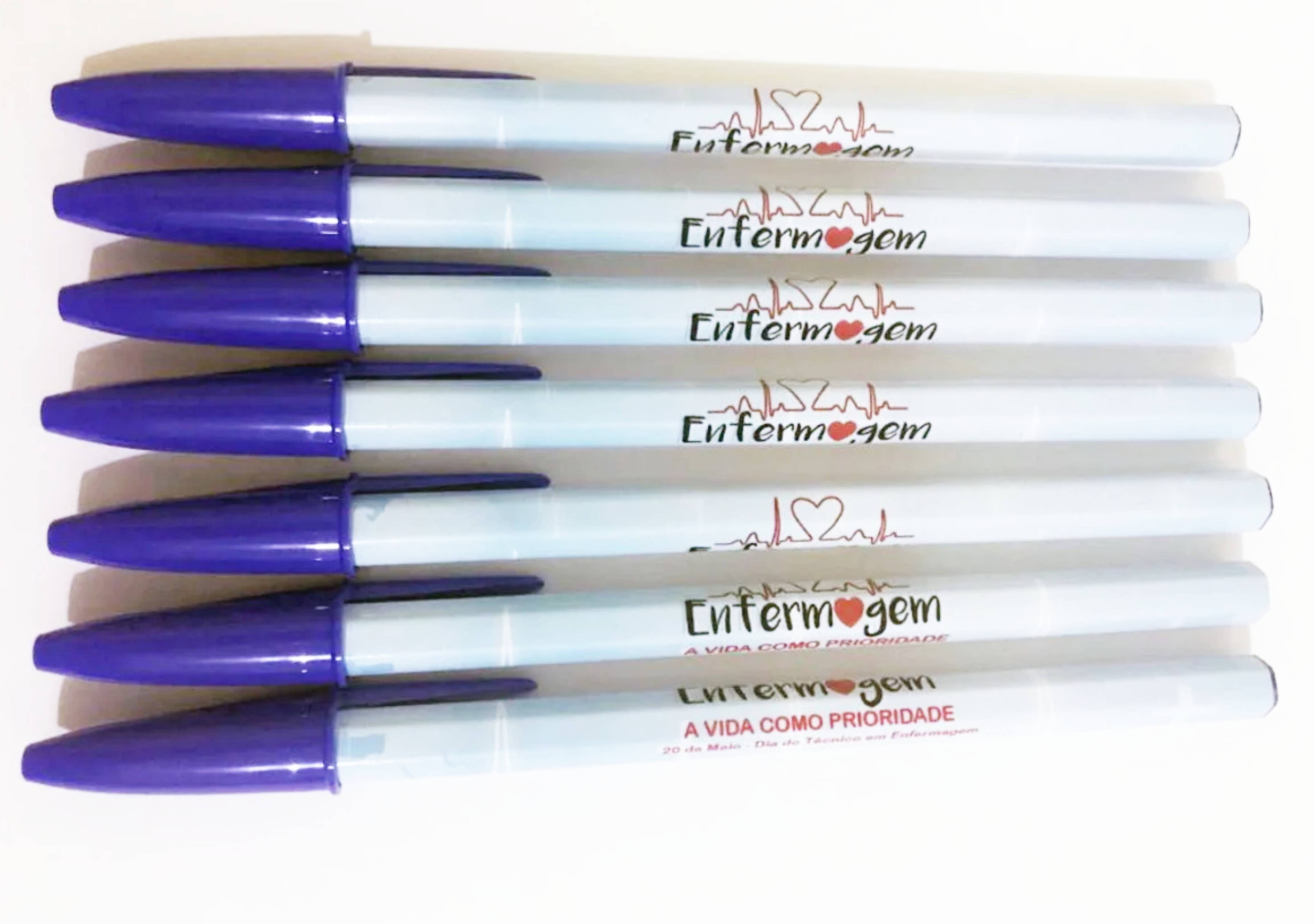 Caneta Adesivada personalizada com papel fotográfico adesivo