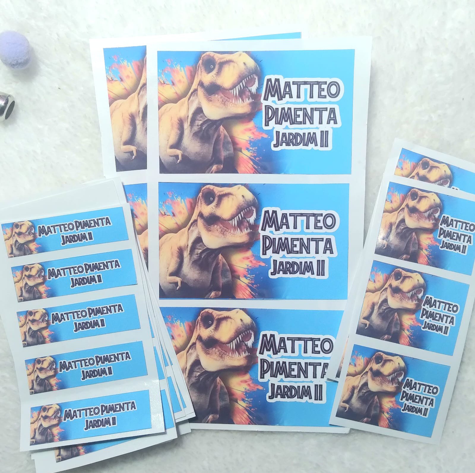 Kit 2 Etiquetas Escolares (Kit Médio)