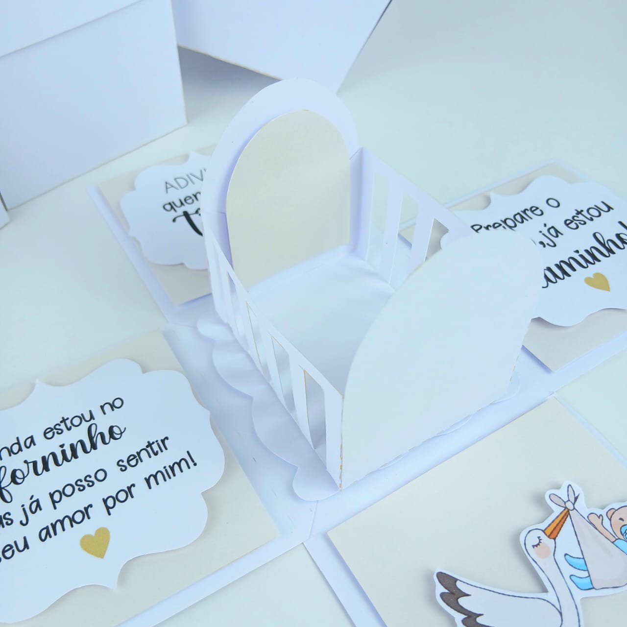 Caixa Explosiva Anúncio de Gravidez – Papel Offset 180g - Imagem 3